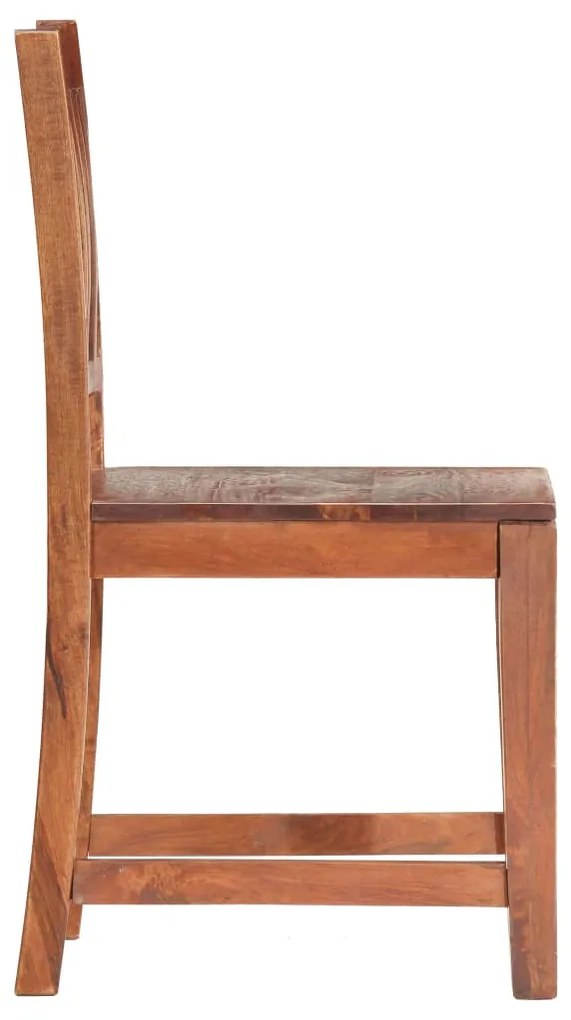 vidaXL Καρέκλες Τραπεζαρίας 4 τεμ. από Μασίφ Ξύλο Μάνγκο