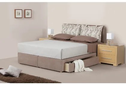 Linea Strom  Ντυμένο Κρεβάτι Υπέρδιπλο Linea Strom Cecil 170x200 cm BEST-10104530