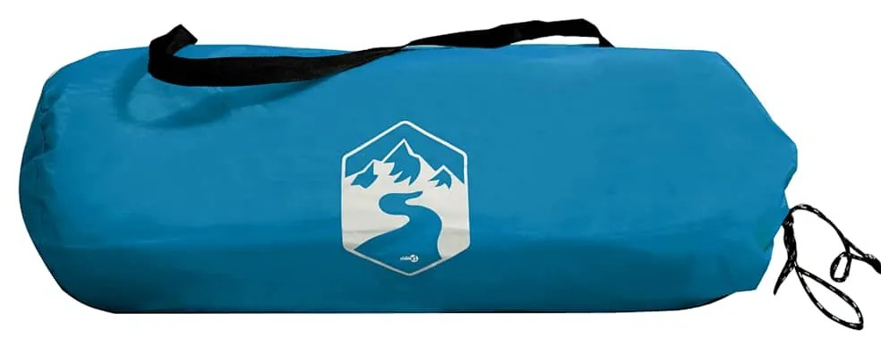 vidaXL Μουσαμάς Κάμπινγκ Αδιάβροχος Μπλε 420x440 εκ.