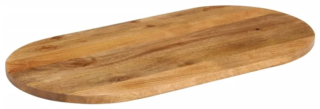 vidaXL Επιφάνεια Τραπεζιού Οβάλ 140x60x2,5 εκ. Μασίφ Ξύλο Μάνγκο