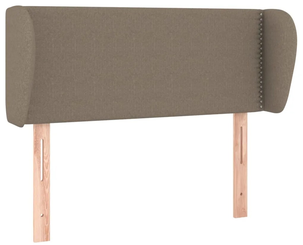 vidaXL Κεφαλάρι με Πτερύγια Taupe 93x23x78/88 εκ. Υφασμάτινο