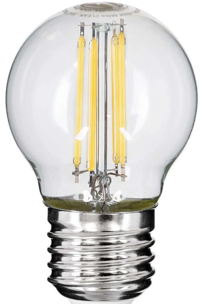 Λαμπτήρας Led Long 99052 Φ4,5x7,5cm E27 6W 660lm Dimmable 4000K Clear Globostar 6W