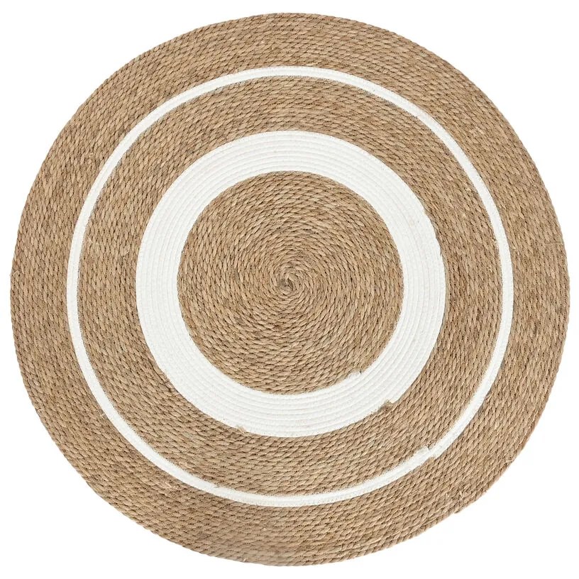 Χαλί Home ESPRIT Λευκό Φυσικό