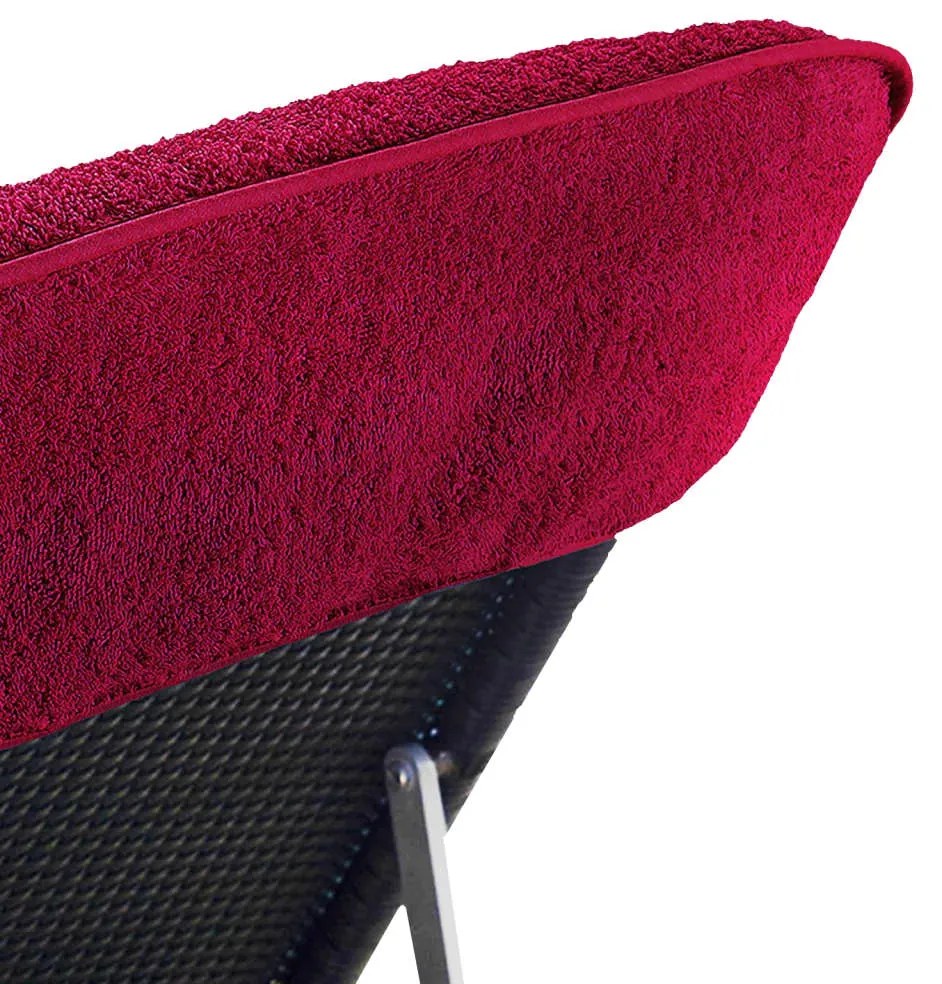 vidaXL Πετσέτες Παραλίας 4 τεμ. Μπορντό 60 x 135 εκ. Ύφασμα 400 GSM