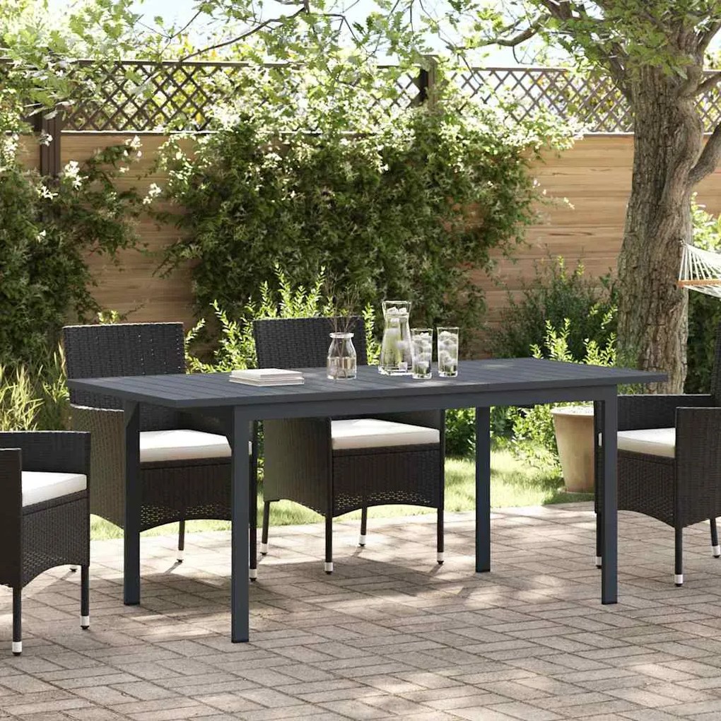 vidaXL Τραπέζι Επέκτασης Ανθρακί 180 x 80 x 76 εκ Ατσάλι