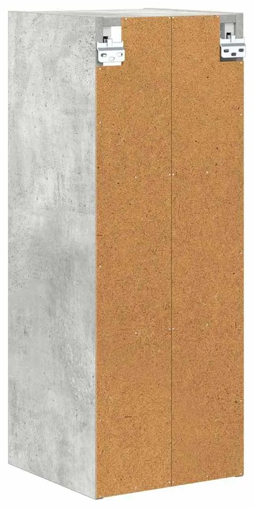 vidaXL Κρεμαστό ντουλάπι Σκυρόδεμα Γκρι 30 x 29,5 x 80 εκ.