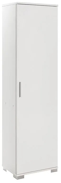 Ντουλάπι-Στήλη Chad1 039-000154 45x32x169cm White Gloss Μοριοσανίδα, Μελαμίνη