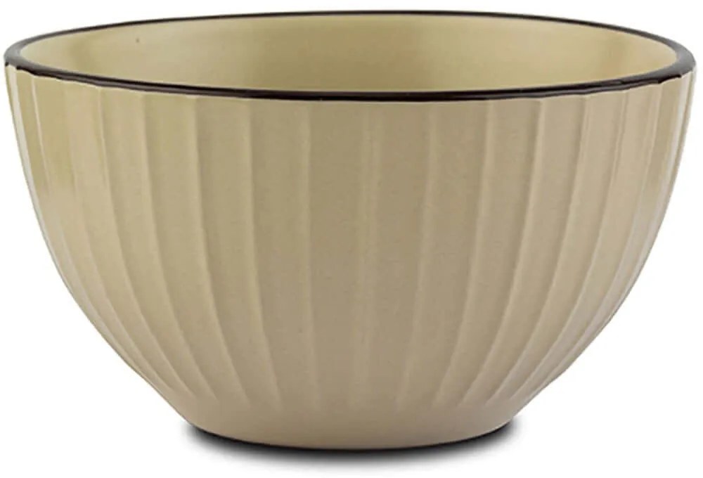 Μπωλ Δημητριακών Penelope 10-017-016 Φ15,5x8cm Beige Nava Πηλός