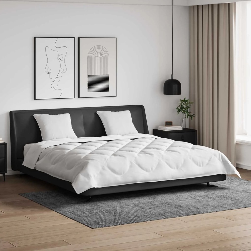 Πάπλωμα με μαξιλάρι 3 pcs Λευκό Μικροΐνες