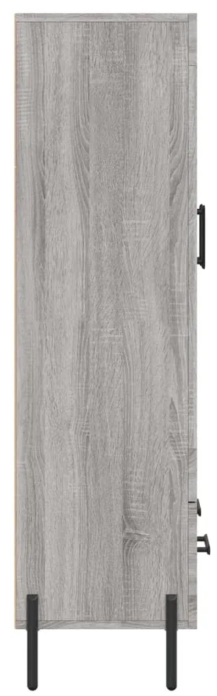 vidaXL Ντουλάπα Γκρι Sonoma 69,5 x 31 x 115 εκ. από Επεξεργασμένο Ξύλο