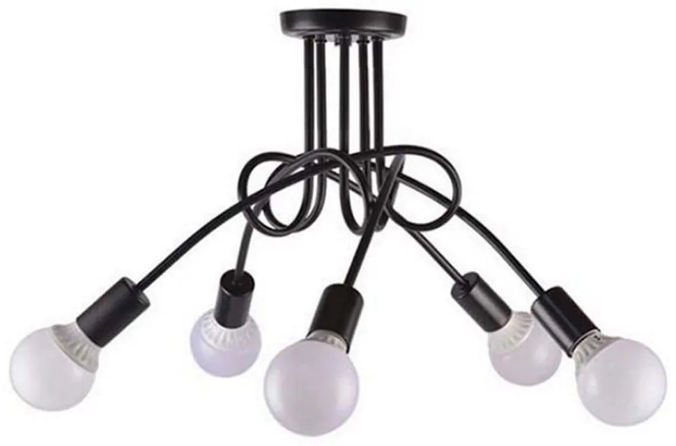 Φωτιστικό Οροφής Pauleli 01127 Black GloboStar Metal