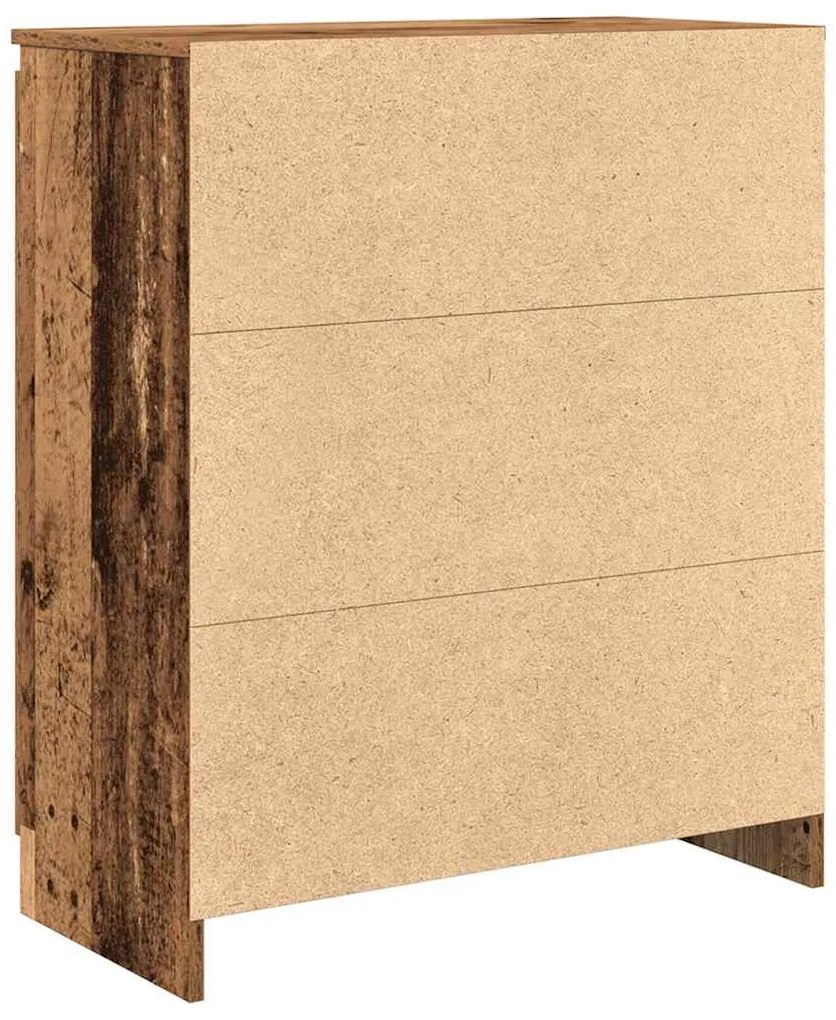 Συρταριέρα με Συρτάρια Παλαιό ξύλο 71x35x84 εκ. από Επεξ. Ξύλο - Καφέ
