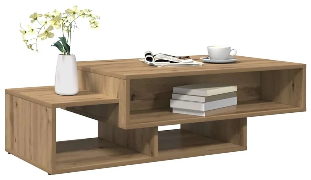 vidaXL Τραπεζάκι Σαλονιού Artisan Δρυς 105x55x32 εκ Επεξεργασμένο Ξύλο