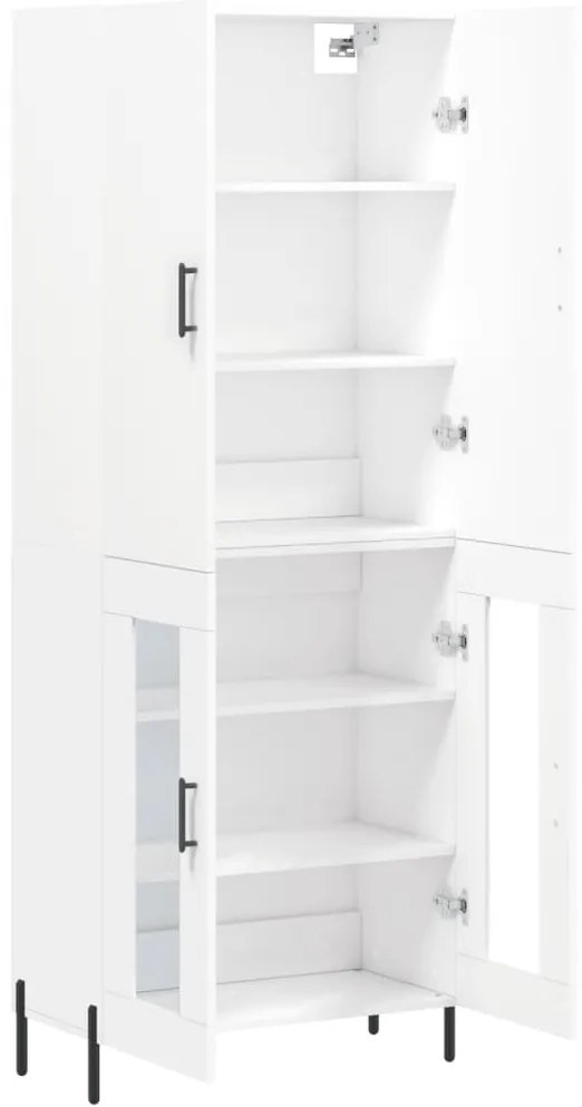 vidaXL Ντουλάπι Λευκό 69,5x34x180 εκ. από Επεξεργασμένο Ξύλο