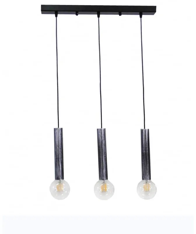 Φωτιστικό Οροφής S-42Raga 3/L Silver 34-0203  Heronia Metal, Plastic