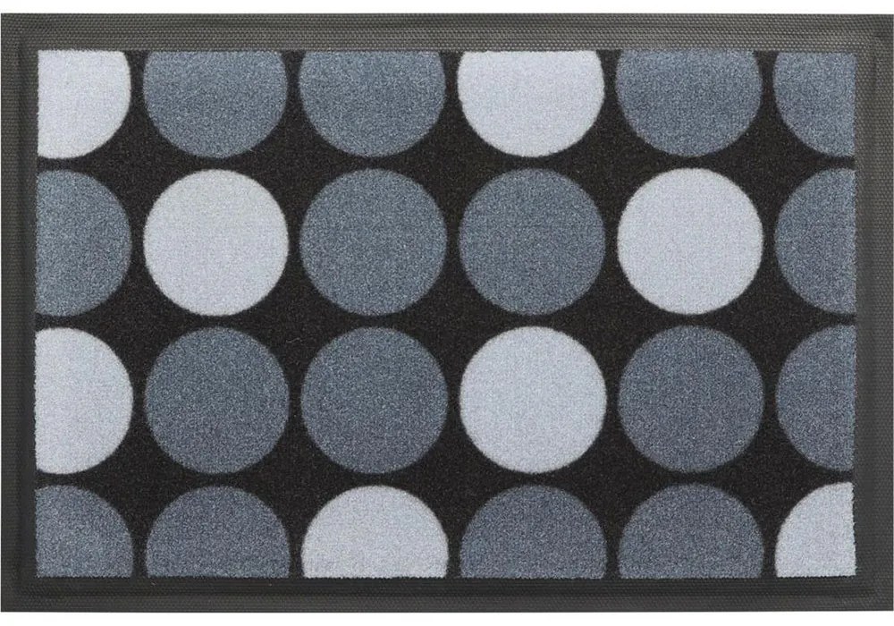 Πατάκι Εισόδου 05.1474993 Κύκλοι Grey 40Χ60