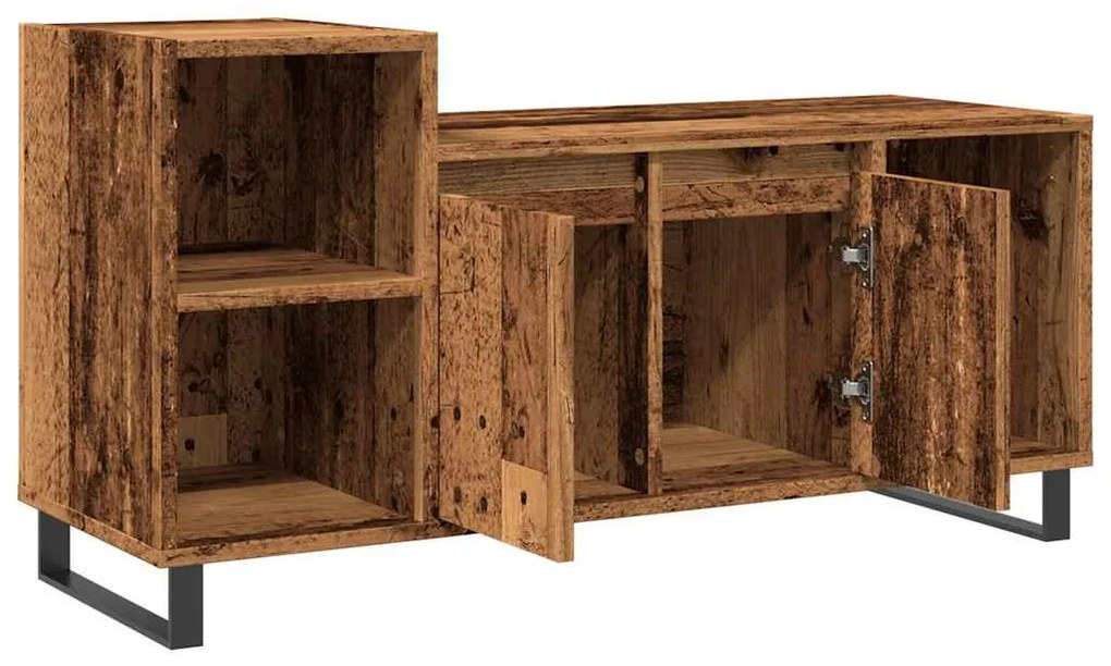 ντουλάπι τηλεόρασης vidaXL Παλιό ξύλο 100x35x55 cm Κατασκευασμένο ξύλο