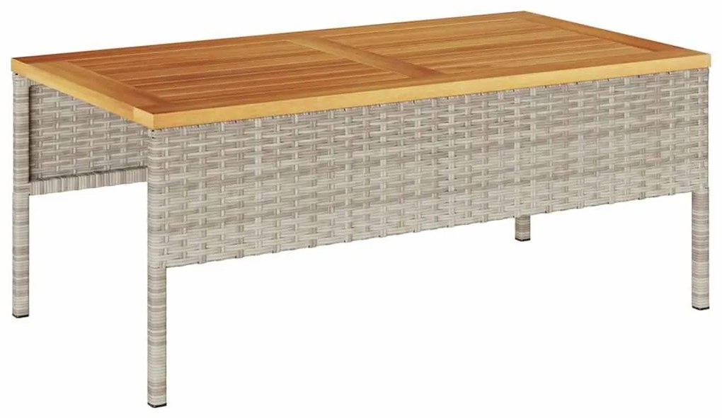 vidaXL Σετ Καναπέ Κήπου με μαξιλάρι 6 pcs Ανοιχτό Γκρι και Σκούρο Γκρι