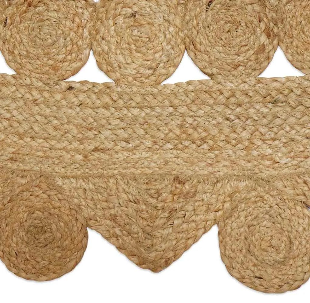 vidaXL Χαλί Καφέ 100 x 152 εκ. Γιούτα