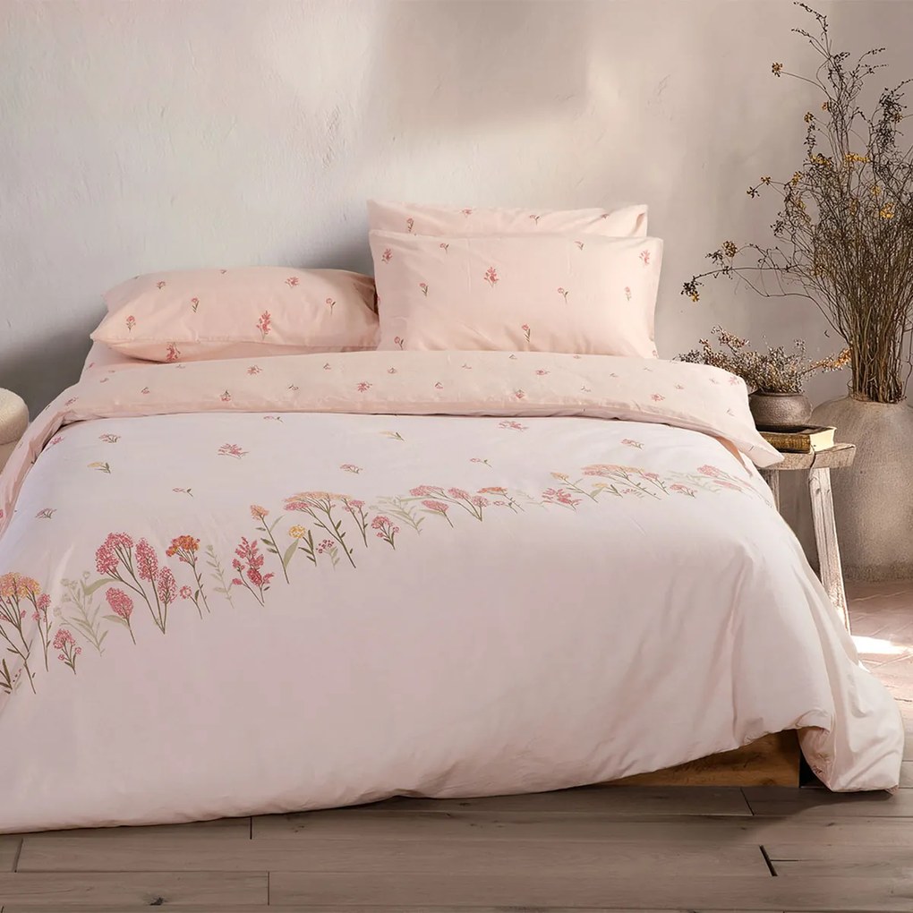 Παπλωματοθήκη Μονή (Σετ 170x240) 2 Όψεων Nef-Nef Homeware Smart Fragesca Ecru