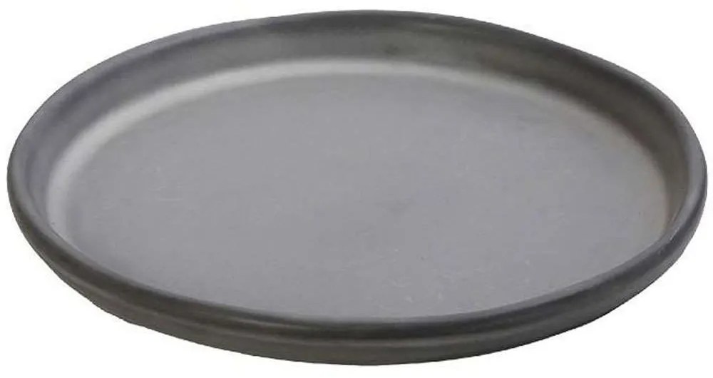 Πιάτο Ρηχό Canyon GMT404K2 20x20x2,6cm Dark Grey Espiel Clay