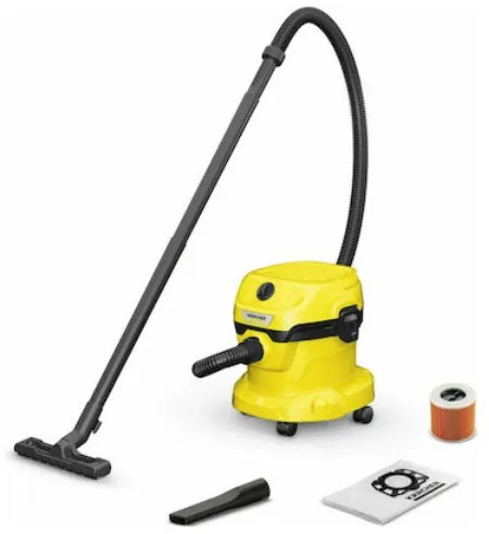 Karcher WD 2 PLUS Σκούπα Υγρών / Στερεών 1000W