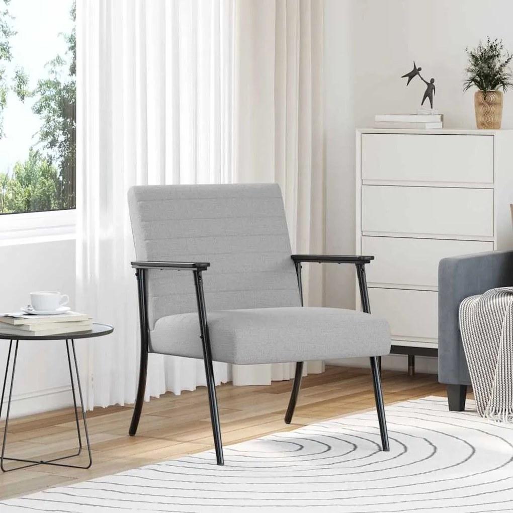 Πολυθρόνα Σκίουρος Γκρί 59 x 75 x 78 εκ ύφασμα