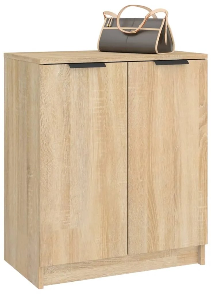 vidaXL Παπουτσοθήκη Sonoma Δρυς 59x35x70 εκ. από Επεξεργασμένο Ξύλο