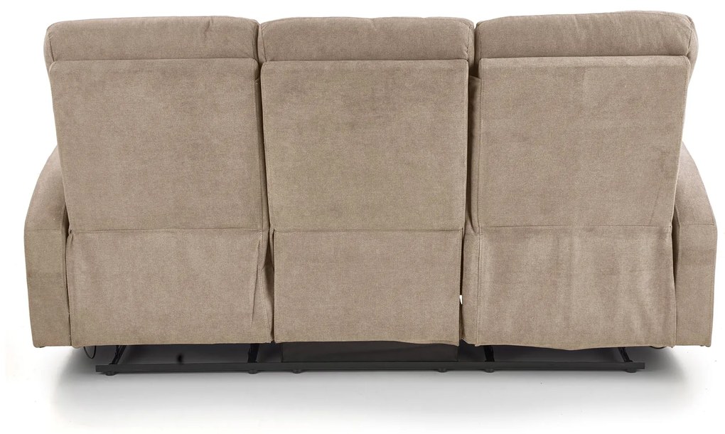 OSLO 3S sofa with recliner function color: beige DIOMMI V-CH-OSLO_3S-SOFA-BEŻOWY