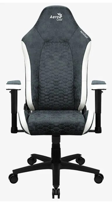 Καρέκλα Παιχνιδιού Aerocool Crown AeroSuede Μπλε Μαύρο Χάλυβας