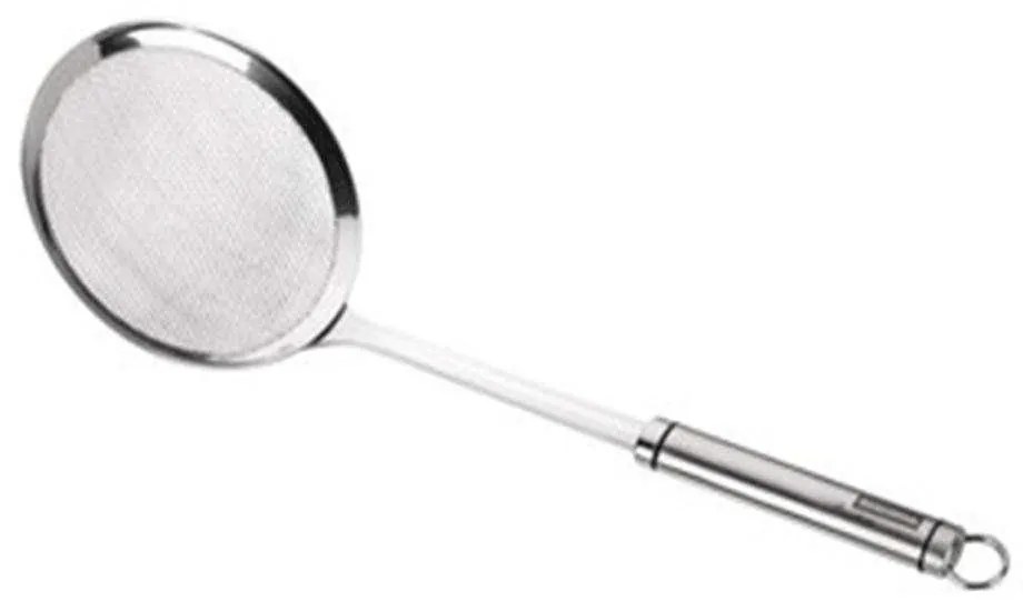 Κουτάλα Αράχνη Ρηχή President 638679 Inox Tescoma Stainless Steel