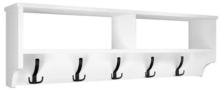 Κρεμάστρα τοίχου Ottila Megapap χρώμα λευκό 120x22x37εκ.