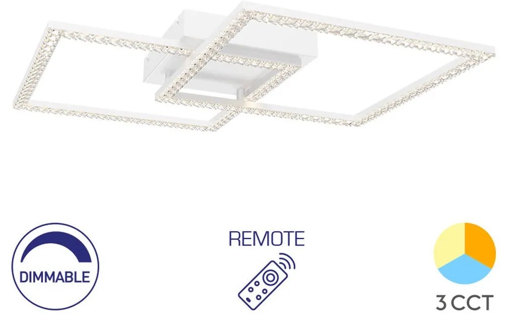 Φωτιστικό Οροφής Braytron BH17-04890 Λευκό (White) CCT3