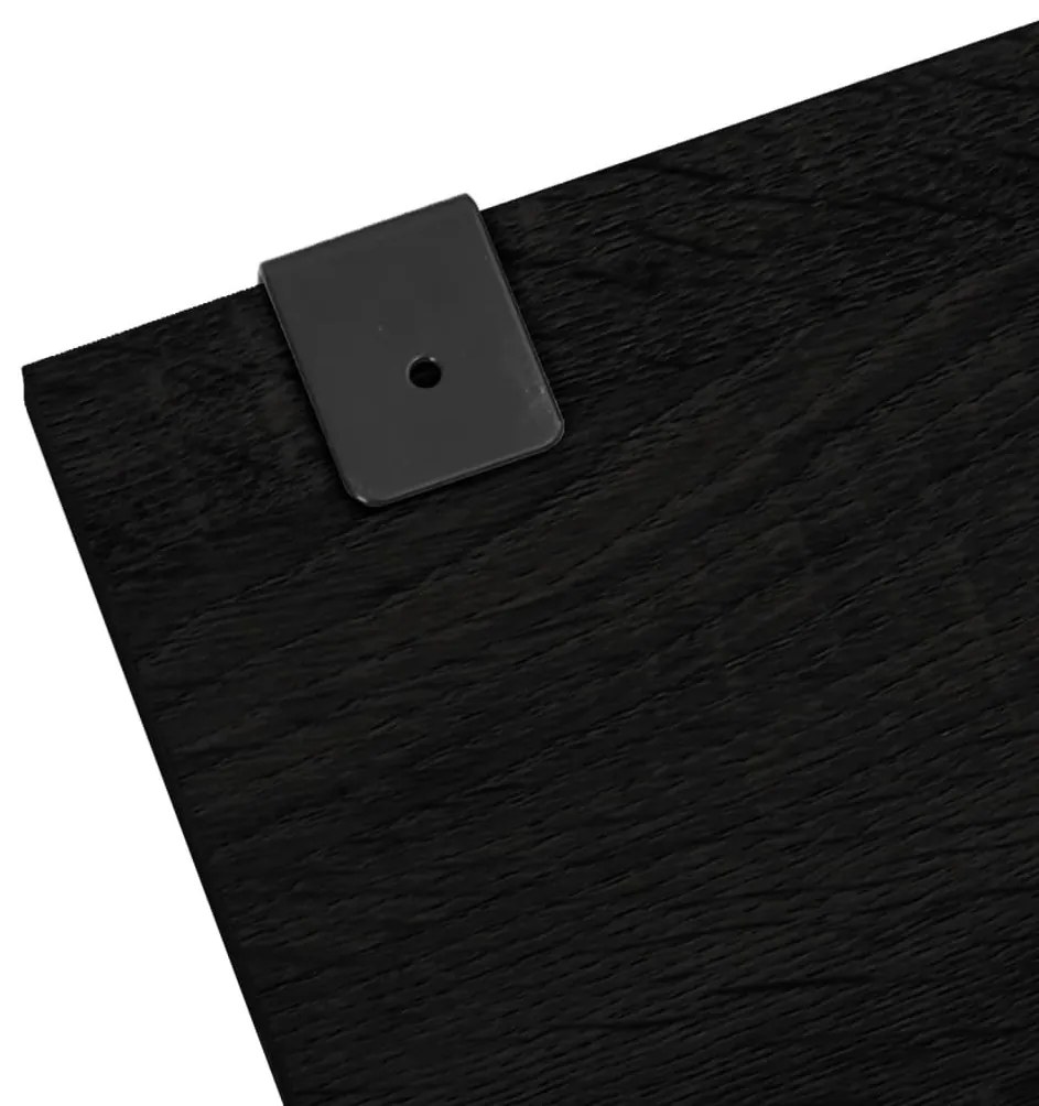 vidaXL Σετ Επίπλων Μπάνιου 5 Τεμαχίων Μαύρο από Επεξεργασμένο Ξύλο