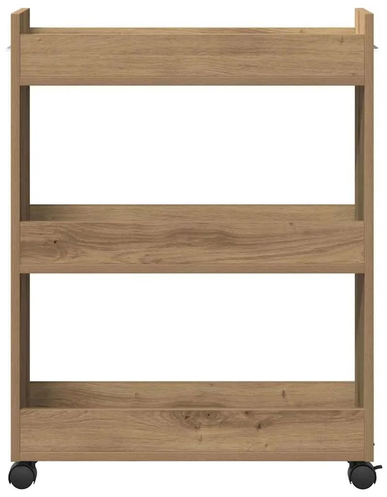 vidaXL Ντουλαπιού artisan δρυς 60 x 22 x 79 εκ Επεξεργασμένο ξύλο