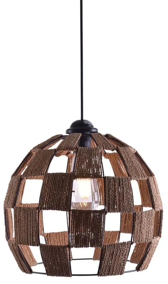 Φωτιστικό Οροφής 77-3620 Ball Show Black Mat Homelighting Σχοινί