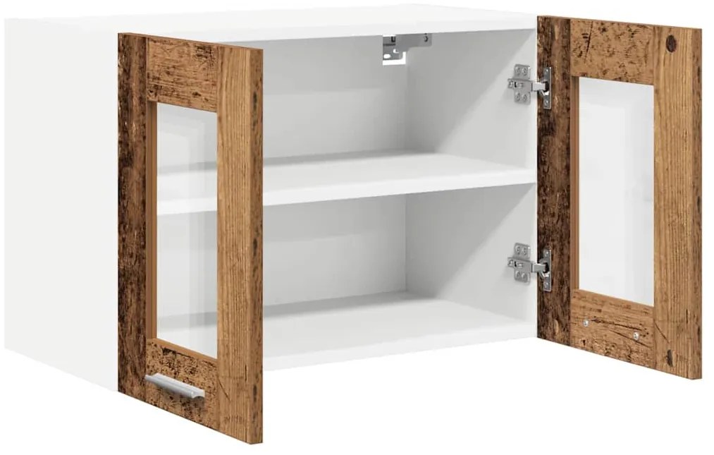 vidaXL Κρεμαστό ντουλάπι Παλιό ξύλο 60 x 31 x 40 εκ Επεξεργασμένο ξύλο