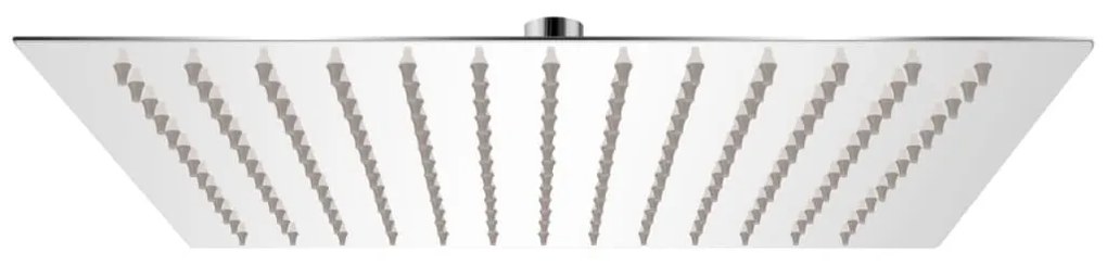 Κεφαλή Nτους Βροχή Τετράγωνη 255 x 20 εκ. από Ανοξείδωτο Ατσάλι