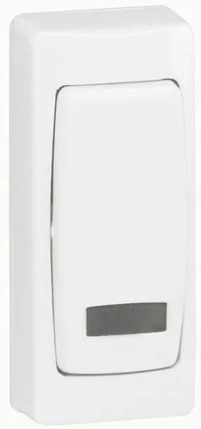 Μπουτόν Α/Ρ Φωτεινό Λευκό Oteo 086087 Legrand-86087-Λευκό 086087