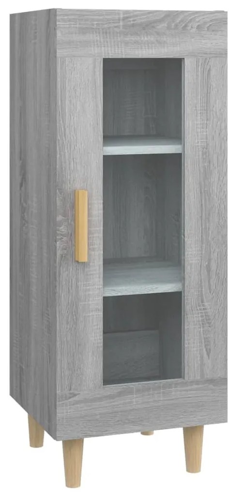 vidaXL Ντουλάπι Γκρι Sonoma 34,5x34x90 εκ. από Επεξεργασμένο Ξύλο