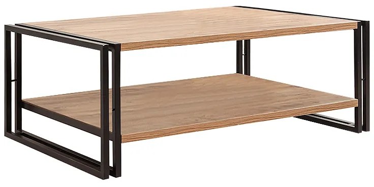 Τραπεζάκι σαλονιού Atlas Megapap χρώμα atlantic pine 110x70x40εκ.