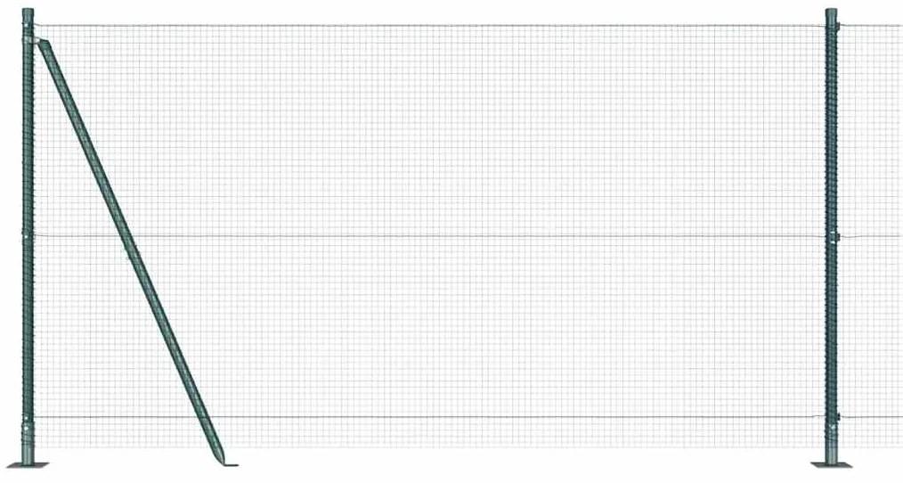 vidaXL Στύλος Περιφράξεων Πράσινο 25 x 1,2 m (16 x 16 mm πλέγμα)