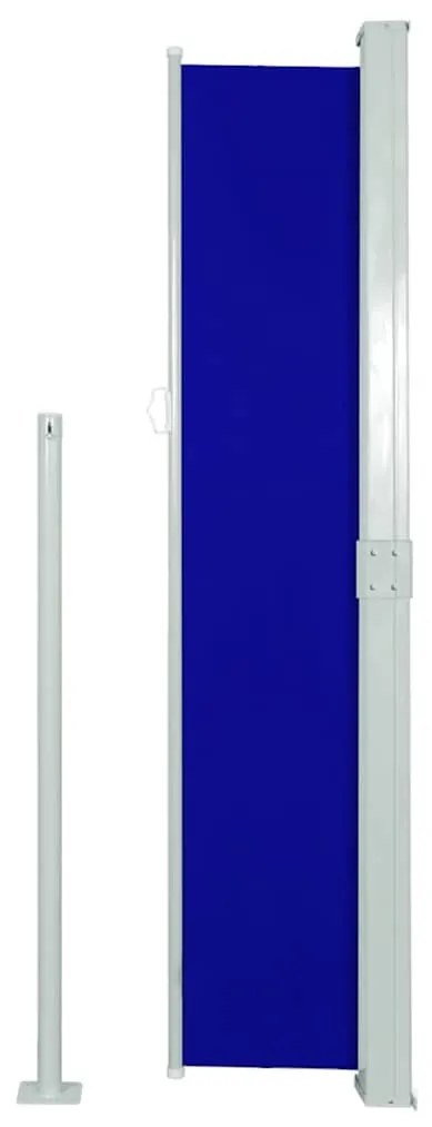 vidaXL Σκίαστρο Βεράντας Πλαϊνό Συρόμενο Μπλε 160 x 300 εκ.