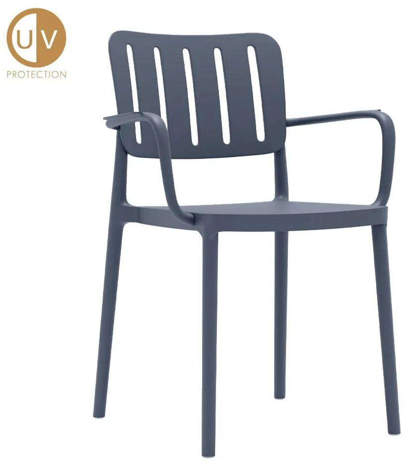 Liberta MILANO ΚΑΡΕΚΛΑ ΜΠΛΕ 53x58xH81,5cm 53x58xH81,5cm 27-0247