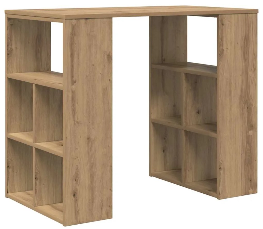 vidaXL Γραφείο artisan δρυς 90 x 50 x 75 εκ. Επεξεργασμένο ξύλο