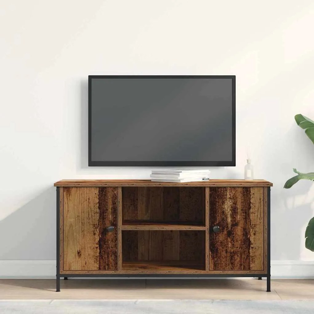vidaXL Ντουλάπι TV Παλαιό ξύλο 100 x 40 x 50 cm Επεξεργασμένο ξύλο