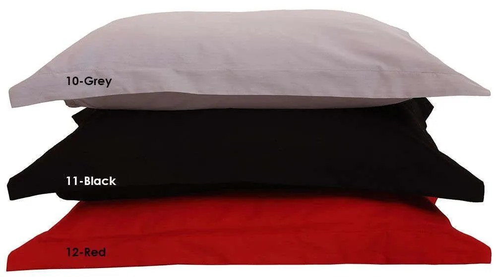 Μαξιλαροθήκη Σετ 2Τμχ Luxury Unicolour 10 Grey Anna Riska 50Χ70 100% Cotton Satin