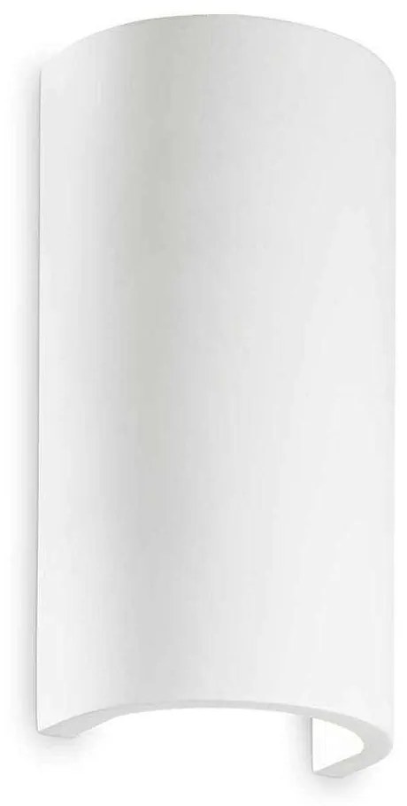 Φωτιστικό Τοίχου Flash Round 214696 11x18x11cm 1xG9 40W White Ideal Lux