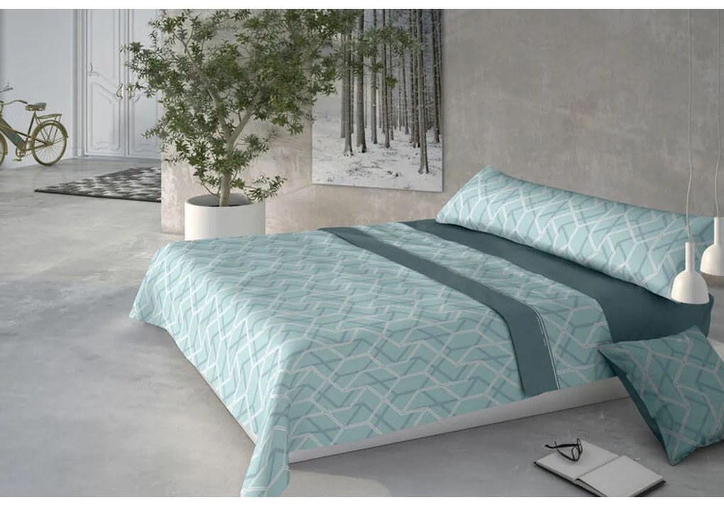 Σετ σεντονια Pierre Cardin CORALINA AINA Μπλε Kρεβάτι 90 εκ