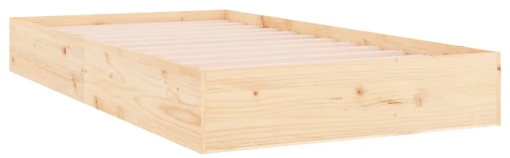 vidaXL Πλαίσιο Κρεβατιού 100 x 200 εκ. από Μασίφ Ξύλο